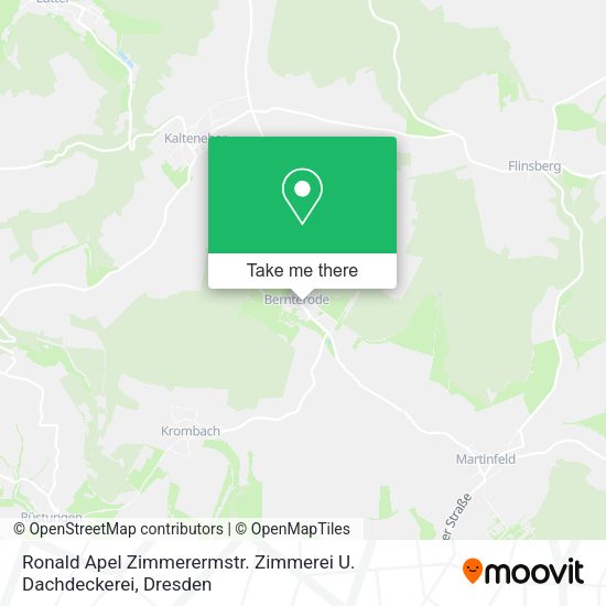 Карта Ronald Apel Zimmerermstr. Zimmerei U. Dachdeckerei