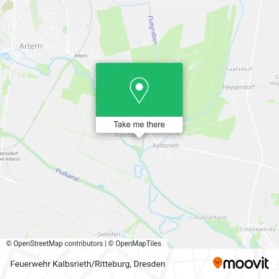 Карта Feuerwehr Kalbsrieth/Ritteburg