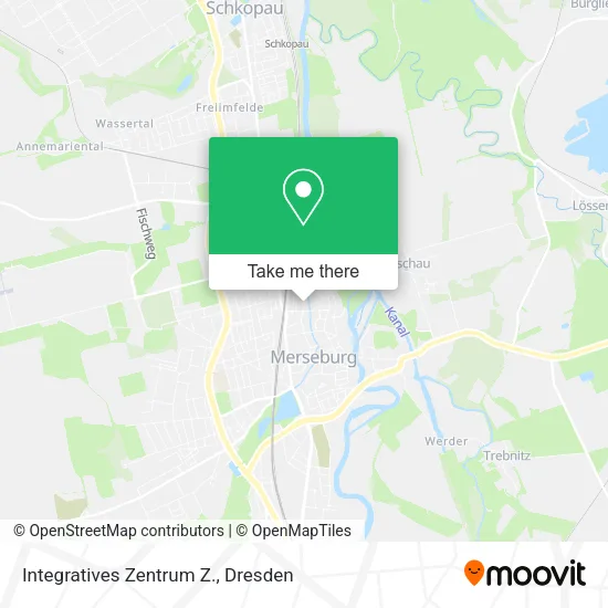 Карта Integratives Zentrum Z.