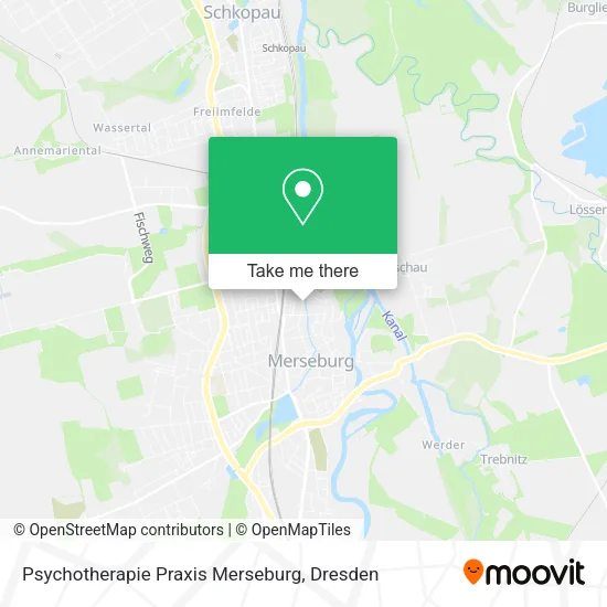 Карта Psychotherapie Praxis Merseburg