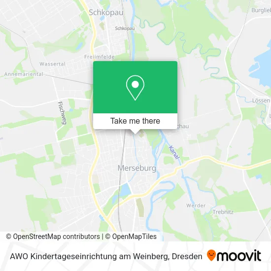 Карта AWO Kindertageseinrichtung am Weinberg