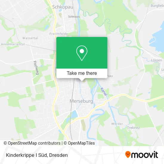 Карта Kinderkrippe I Süd