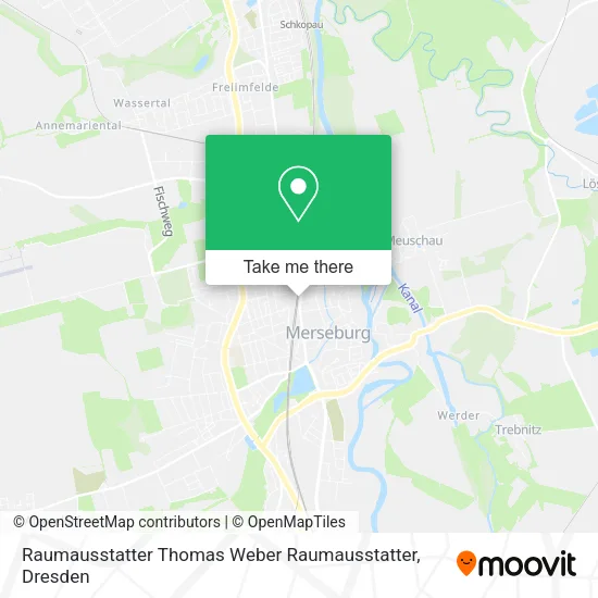 Карта Raumausstatter Thomas Weber Raumausstatter