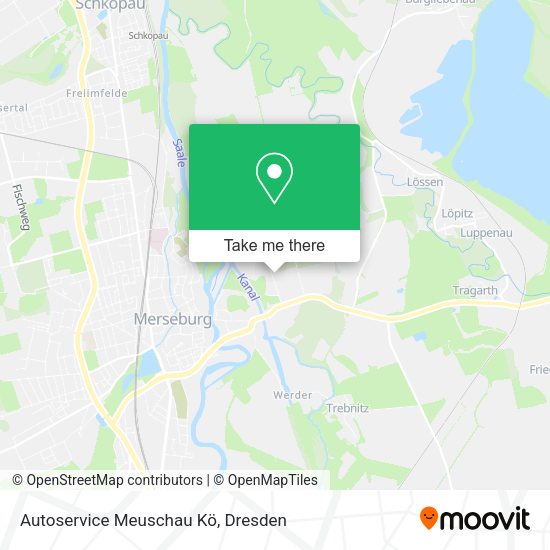 Карта Autoservice Meuschau Kö