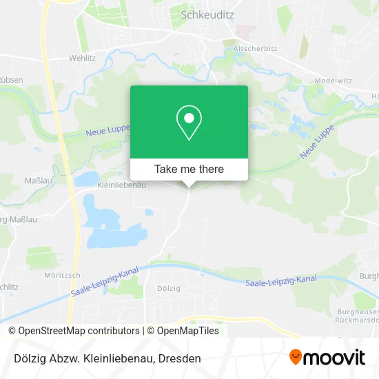 Карта Dölzig Abzw. Kleinliebenau