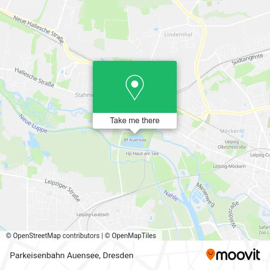 Карта Parkeisenbahn Auensee