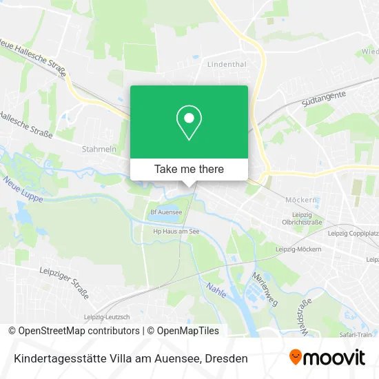 Карта Kindertagesstätte Villa am Auensee