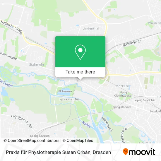 Карта Praxis für Physiotherapie Susan Orbán