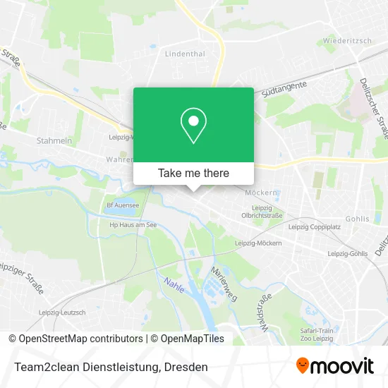 Карта Team2clean Dienstleistung