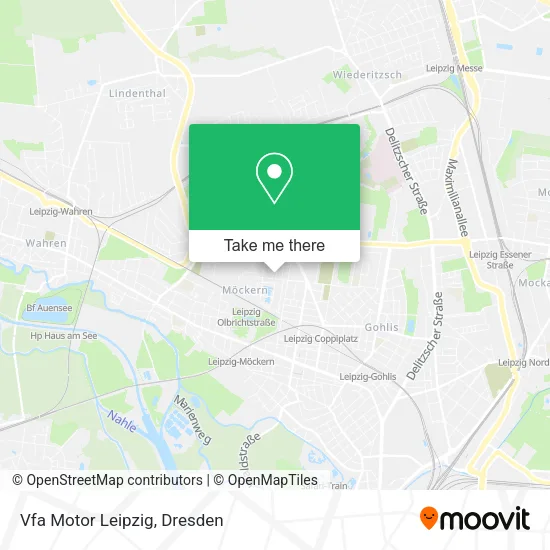 Карта Vfa Motor Leipzig