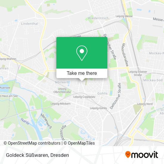 Карта Goldeck Süßwaren