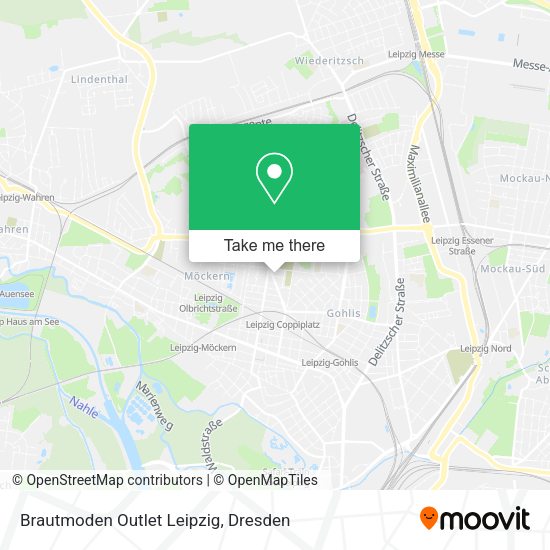Карта Brautmoden Outlet Leipzig