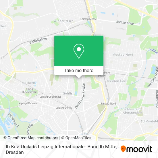 Карта Ib Kita Unikids Leipzig Internationaler Bund Ib Mitte