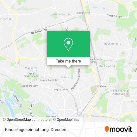 Карта Kindertageseinrichtung