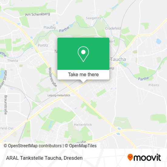 Карта ARAL Tankstelle Taucha