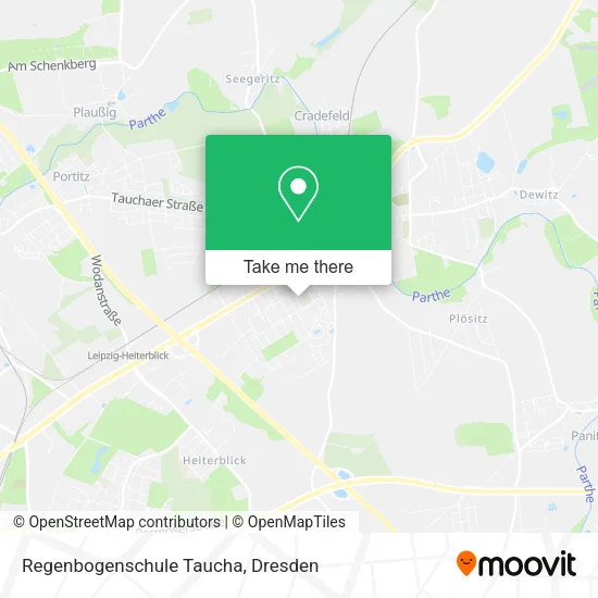 Карта Regenbogenschule Taucha