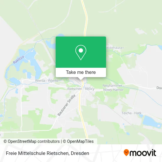 Карта Freie Mittelschule Rietschen