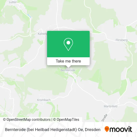 Карта Bernterode (bei Heilbad Heiligenstadt) Oe