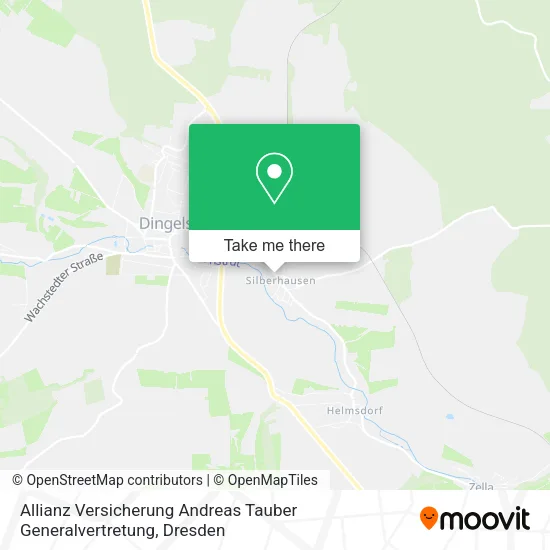 Карта Allianz Versicherung Andreas Tauber Generalvertretung