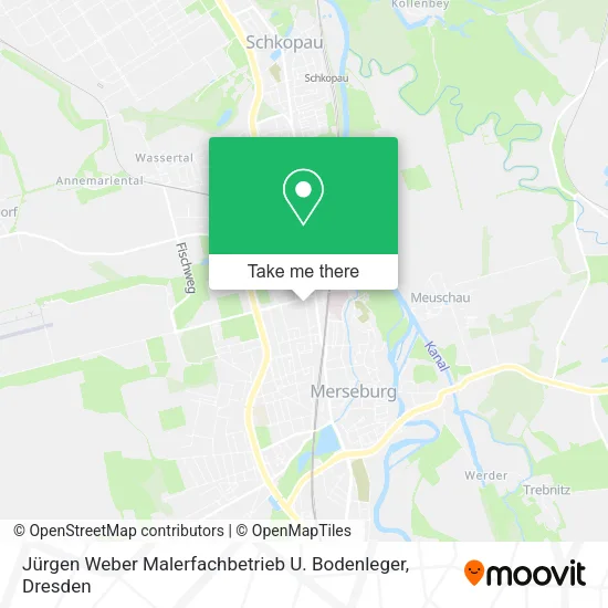 Карта Jürgen Weber Malerfachbetrieb U. Bodenleger