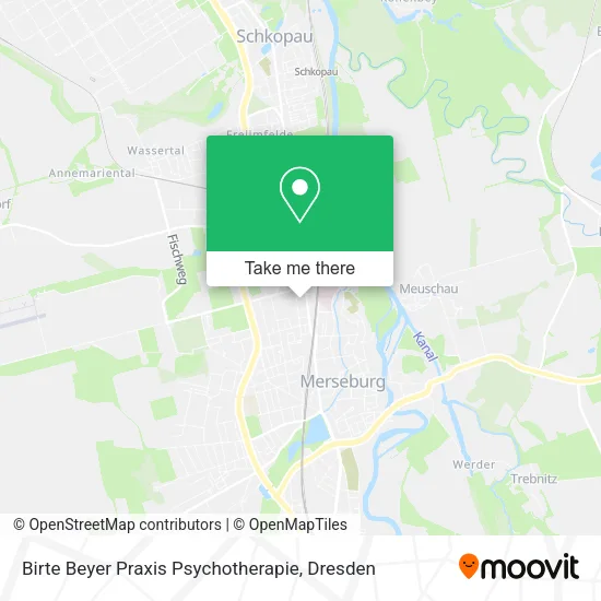 Карта Birte Beyer Praxis Psychotherapie