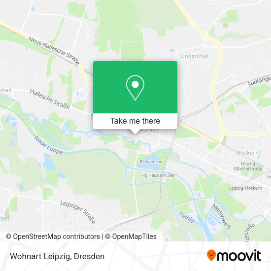 Карта Wohnart Leipzig