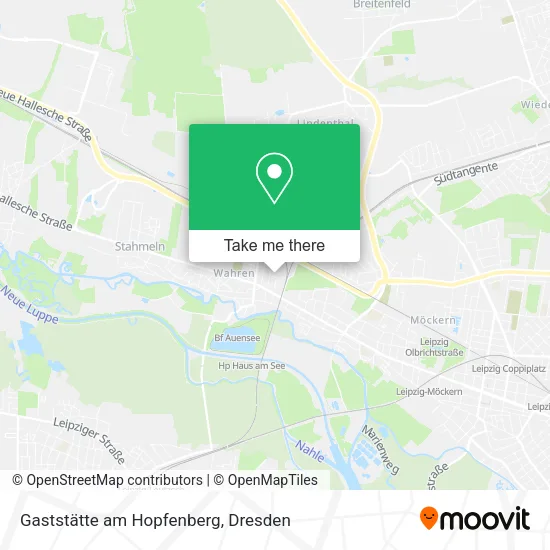 Карта Gaststätte am Hopfenberg