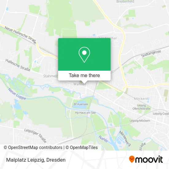 Карта Malplatz Leipzig
