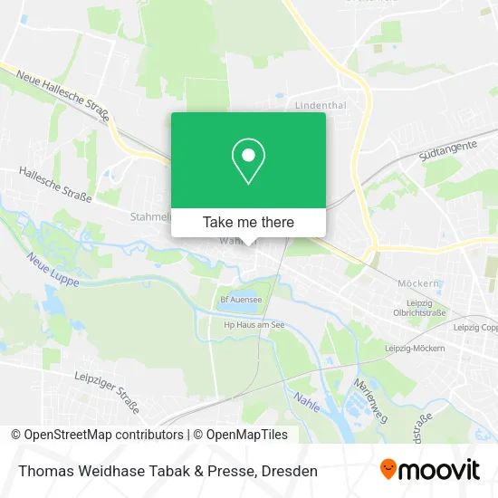 Карта Thomas Weidhase Tabak & Presse