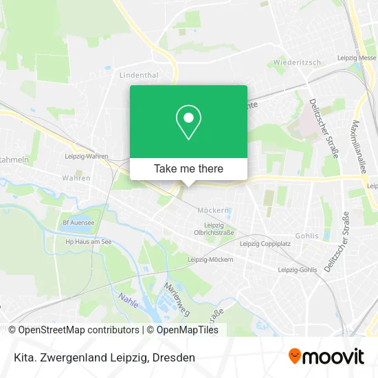 Карта Kita. Zwergenland Leipzig
