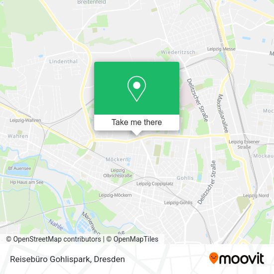 Карта Reisebüro Gohlispark