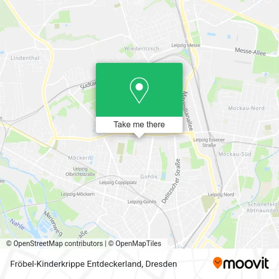 Карта Fröbel-Kinderkrippe Entdeckerland