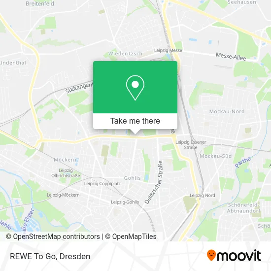 REWE To Go map