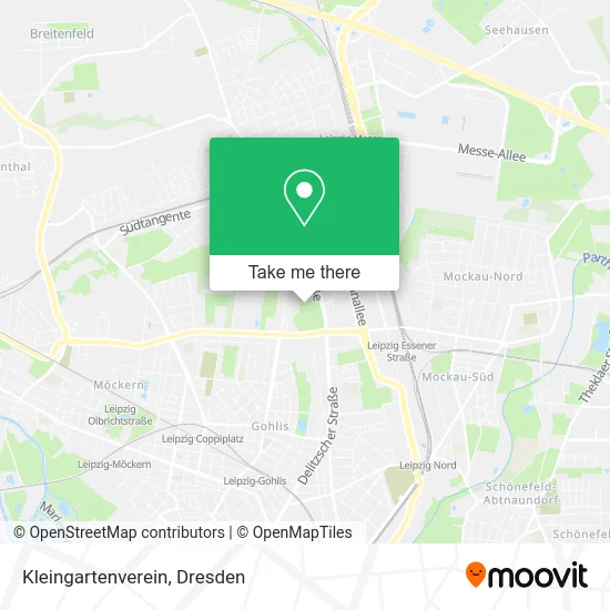 Карта Kleingartenverein