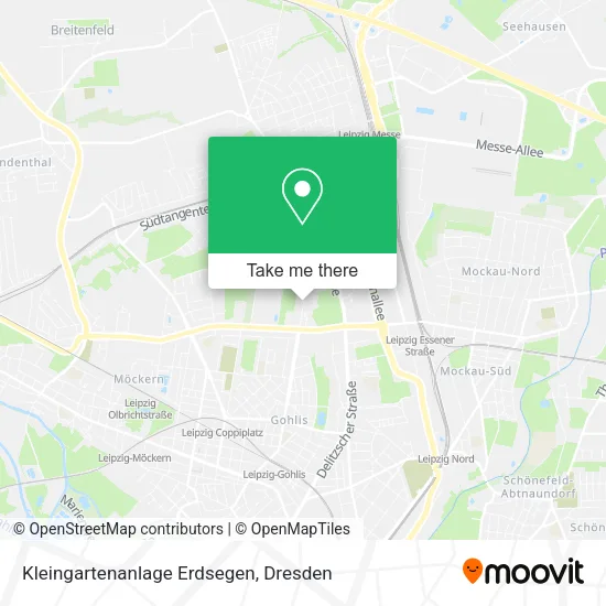 Карта Kleingartenanlage Erdsegen