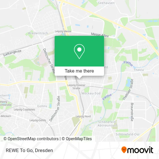 REWE To Go map