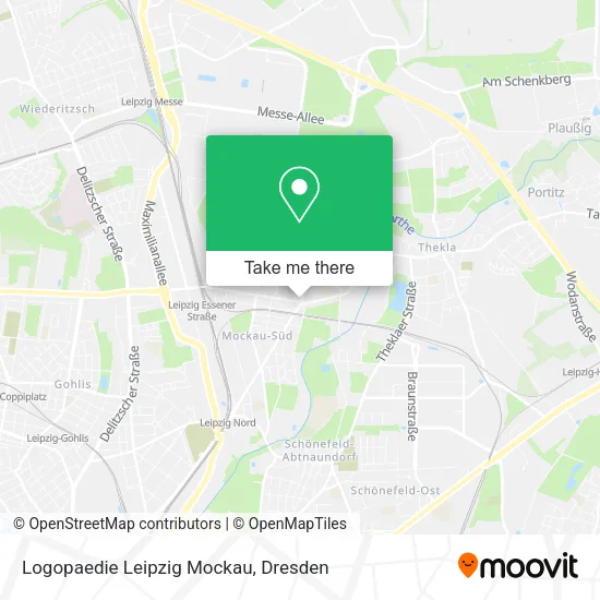 Карта Logopaedie Leipzig Mockau
