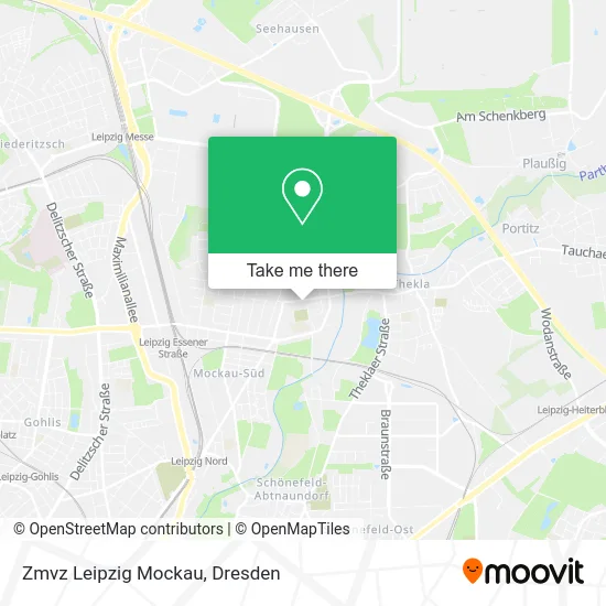 Карта Zmvz Leipzig Mockau