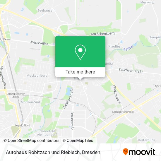 Карта Autohaus Robitzsch und Riebisch