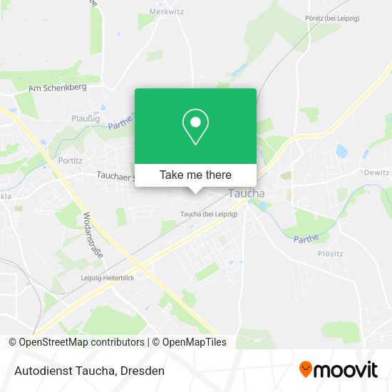 Карта Autodienst Taucha