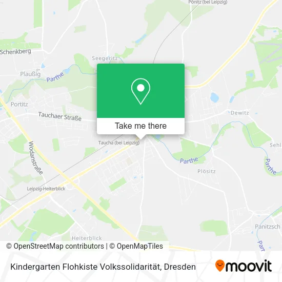 Карта Kindergarten Flohkiste Volkssolidarität