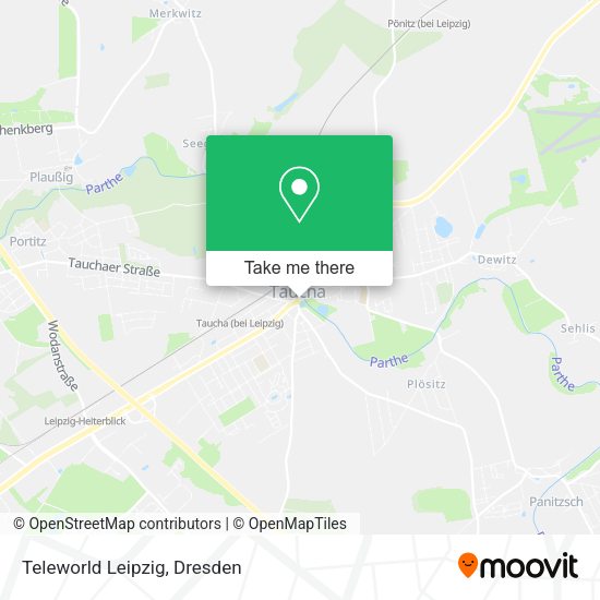 Карта Teleworld Leipzig