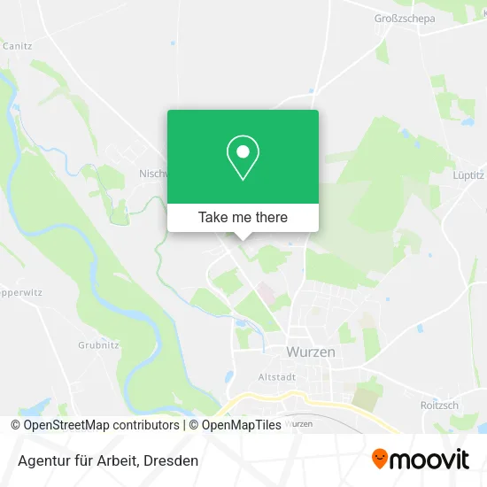 Карта Agentur für Arbeit
