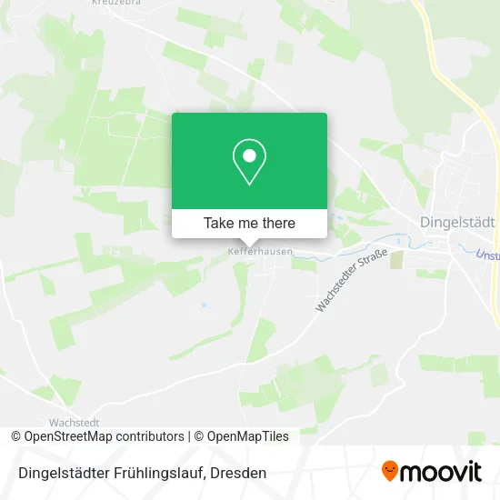 Карта Dingelstädter Frühlingslauf