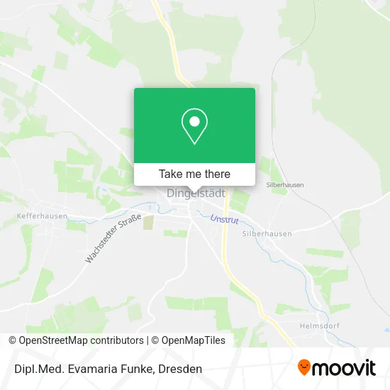 Карта Dipl.Med. Evamaria Funke