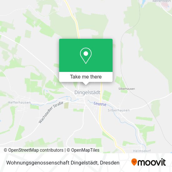 Карта Wohnungsgenossenschaft Dingelstädt