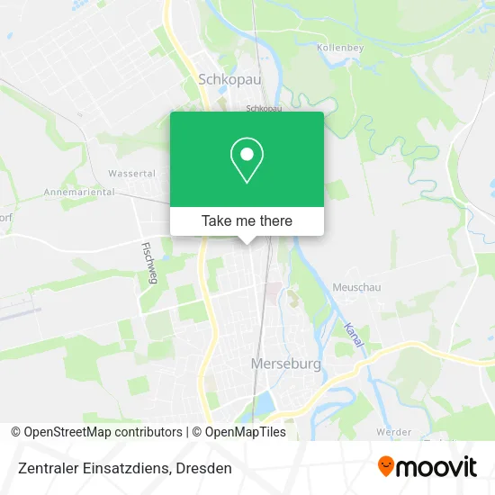 Карта Zentraler Einsatzdiens