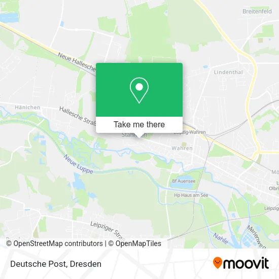 Карта Deutsche Post