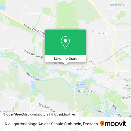 Карта Kleingartenanlage An der Schule Stahmeln