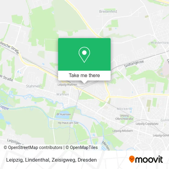 Карта Leipzig, Lindenthal, Zeisigweg